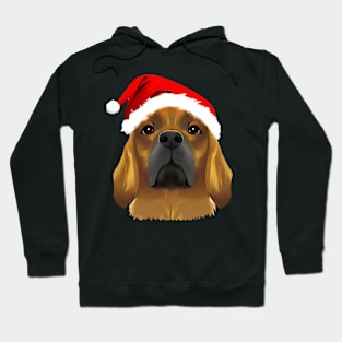 Christmas Dog Transparent Background Hoodie